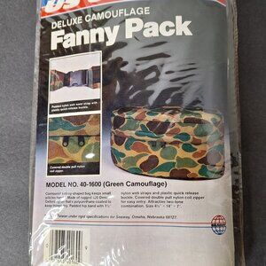 US CAMPER NEW SEALED DELUXE CAMOFLAUGE FANNY PACK 40-1600